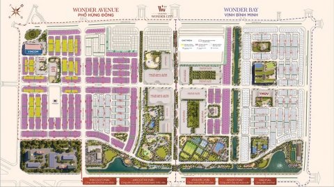 Chính sách và tiến độ Vinhomes Wonder City đan phượng
